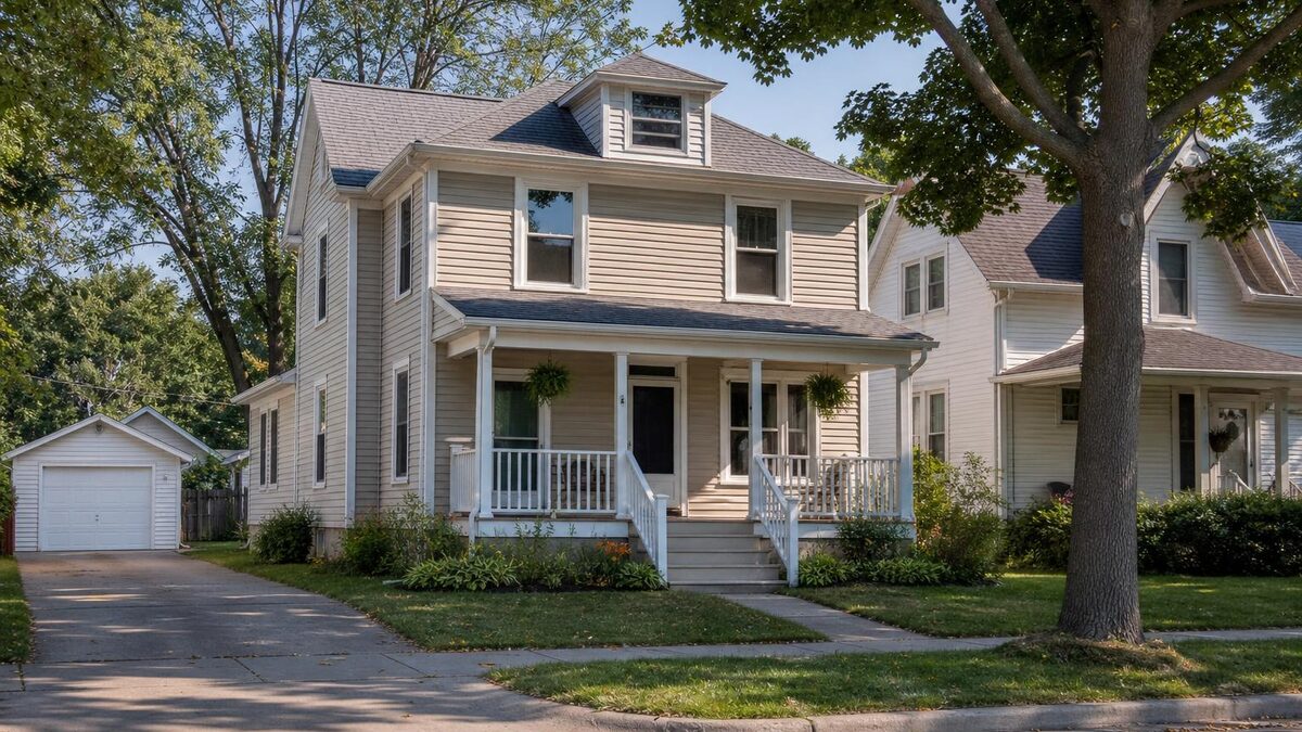 Janesville WI homes — Craftsman bungalows and established Janesville neighborhoods