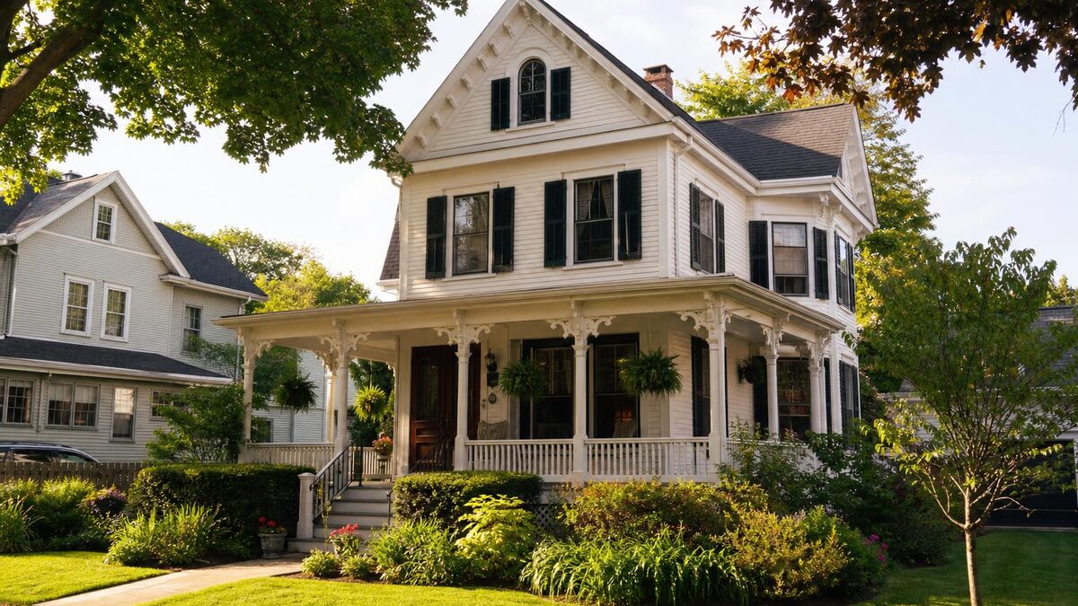 Northampton MA homes — older New England residential neighborhoods in Hampshire County