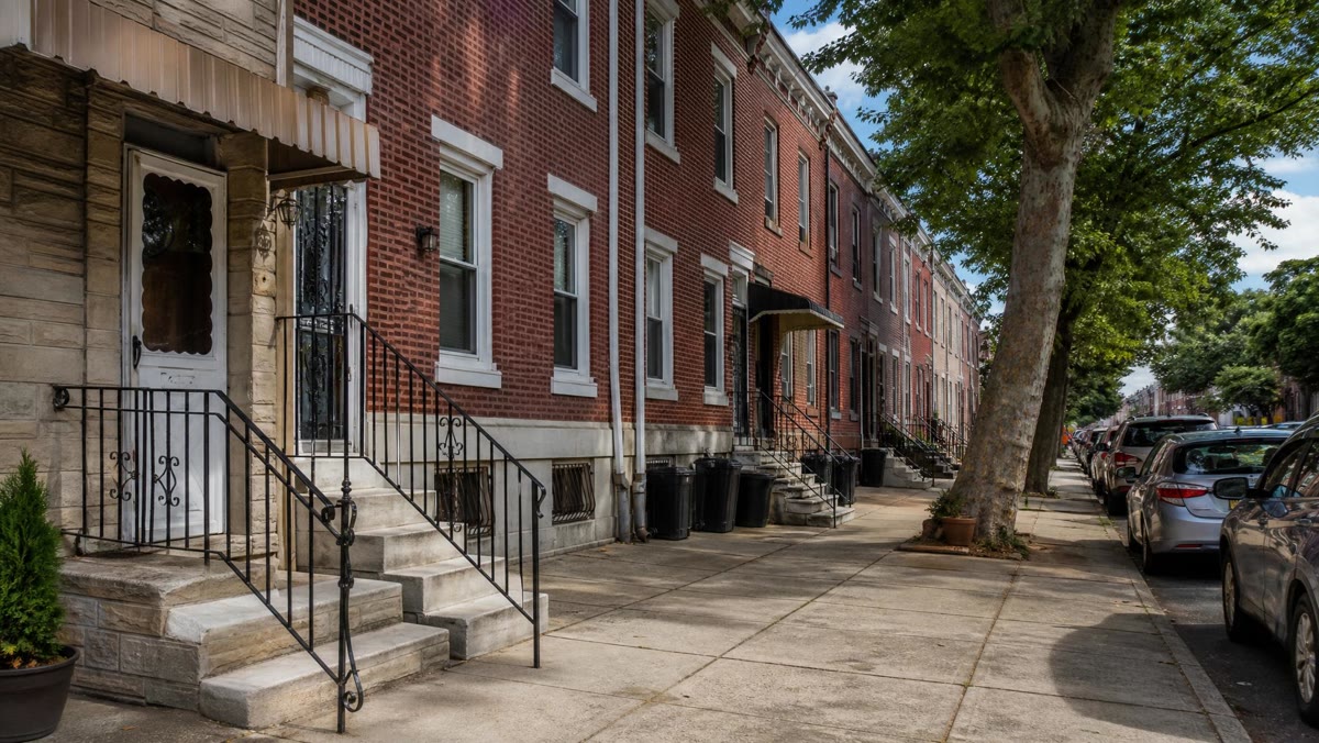 Representative Philadelphia PA brick rowhomes — sell your house fast for cash