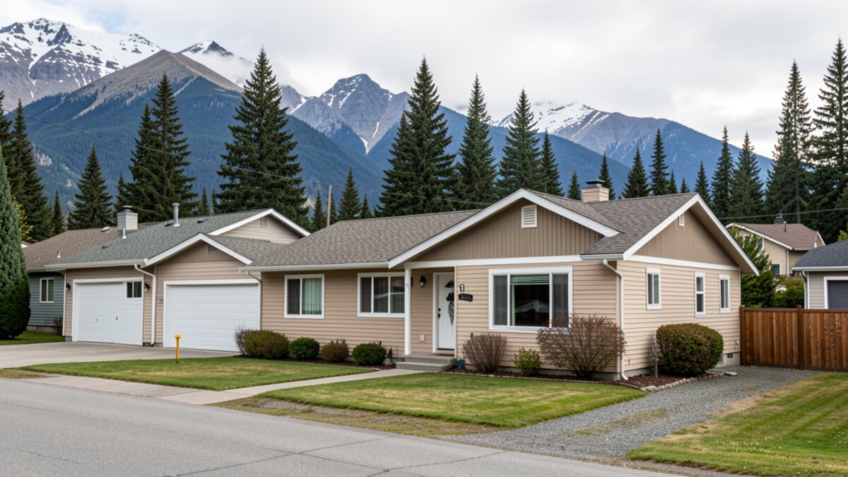 Representative older Anchorage Alaska residential home