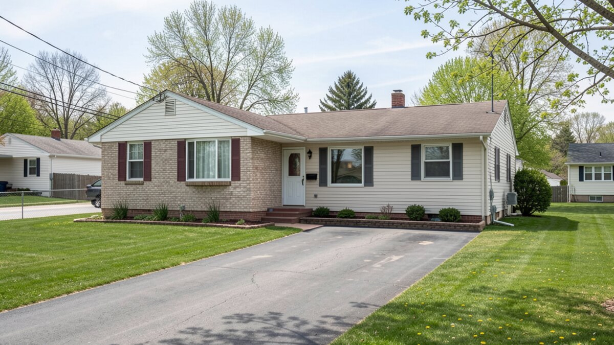Representative older Bay City Michigan residential home