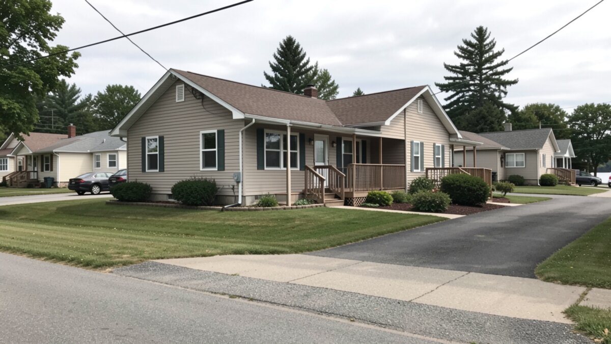 older small rental duplex or compact multifamily property in Brainerd Minnesota
