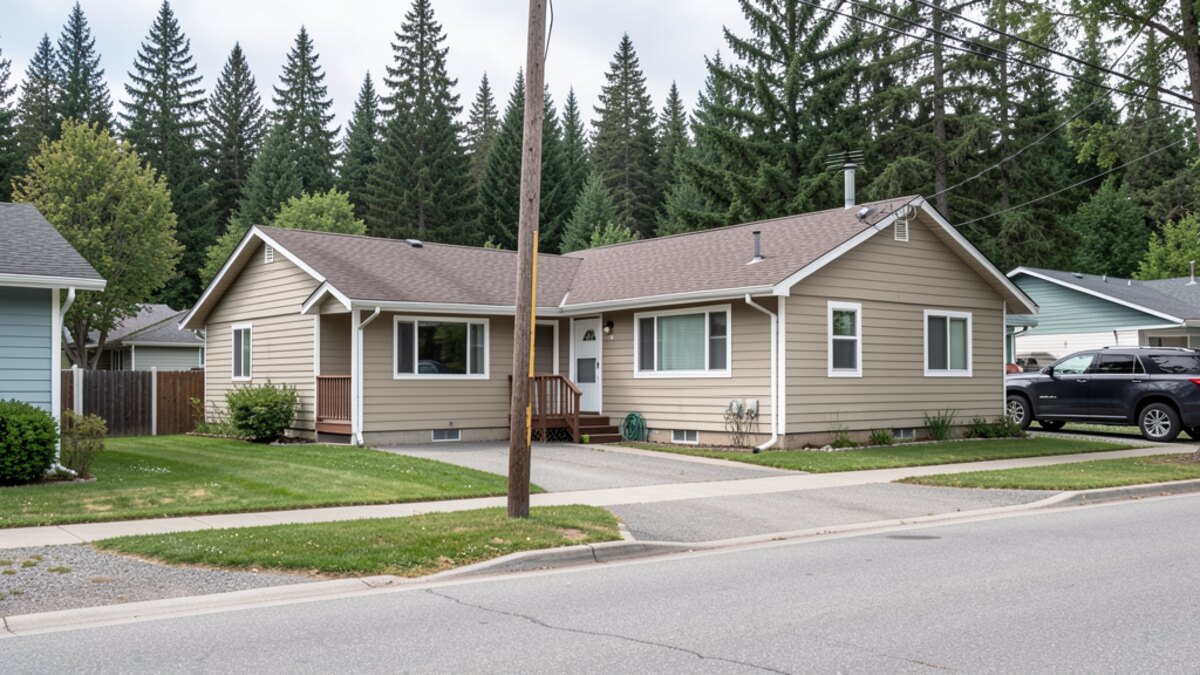 older small rental duplex or compact multifamily property in Coeur d’Alene Idaho