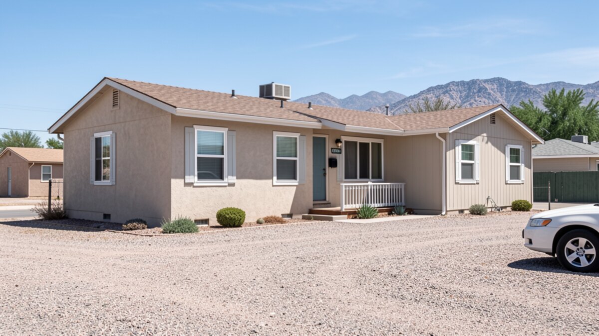 older small rental duplex or compact multifamily property in Fallon Nevada