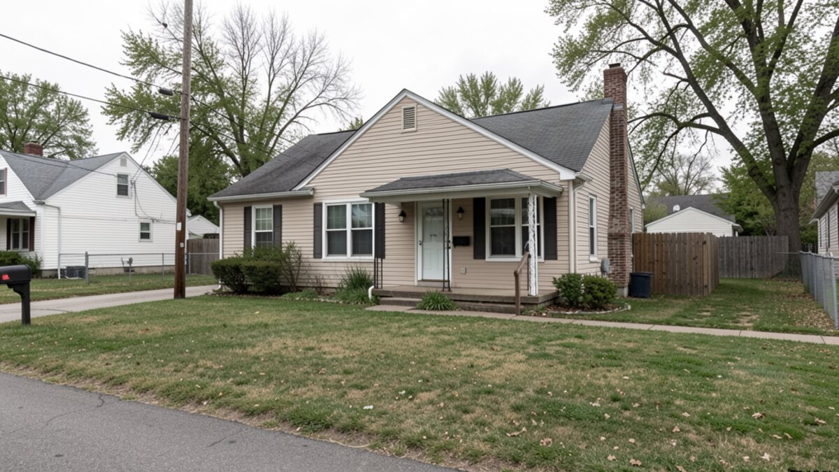 Farmington Missouri older duplex or small rental property in a modest residential neighborhood
