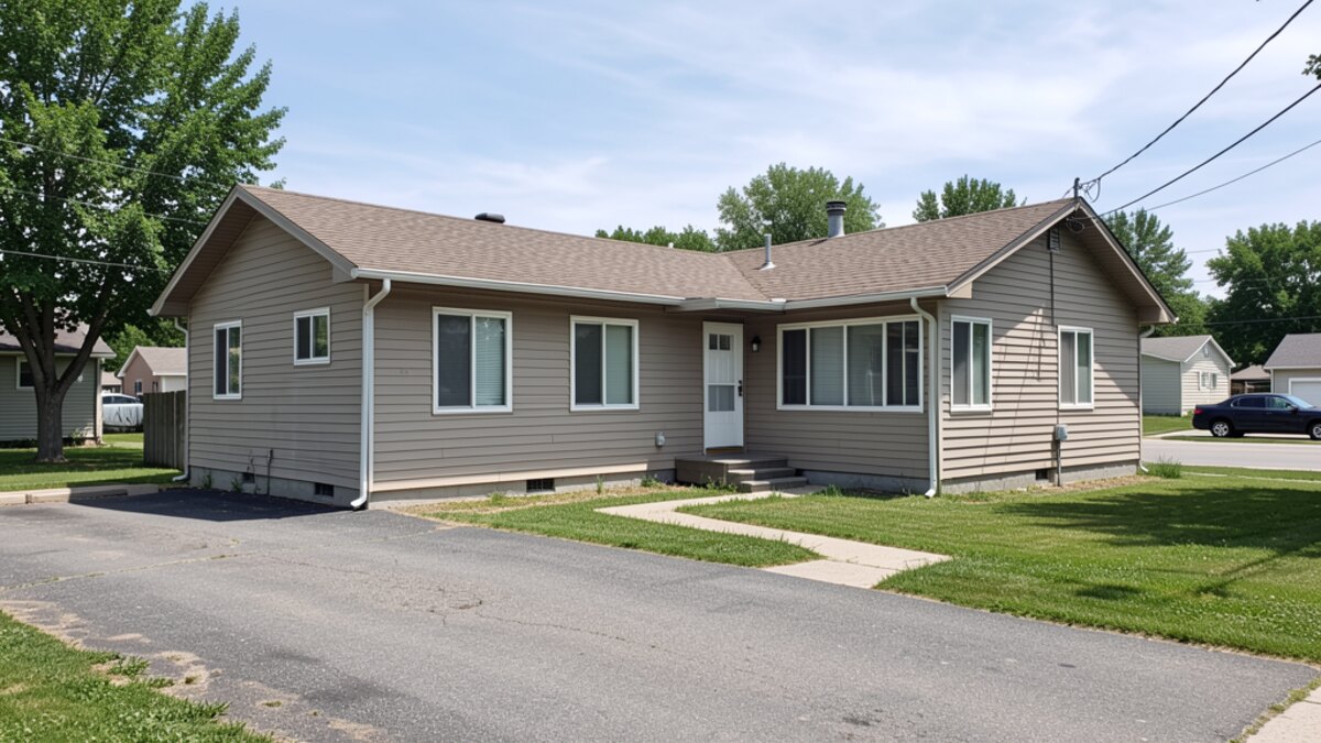older small rental duplex or compact multifamily property in Great Falls Montana