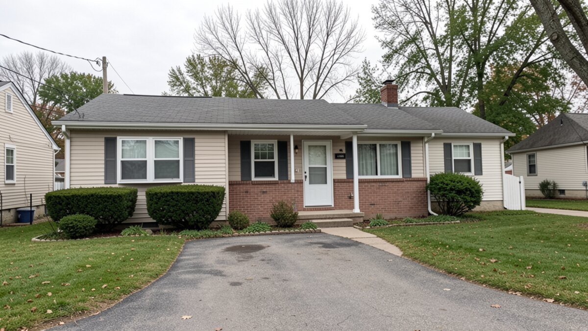 older small rental duplex or compact multifamily property in Holland Michigan