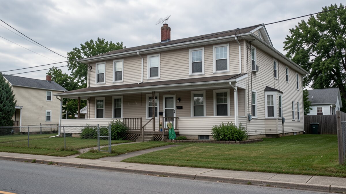 Johnstown Pennsylvania older duplex or small multifamily rental property in a modest residential neighborhood