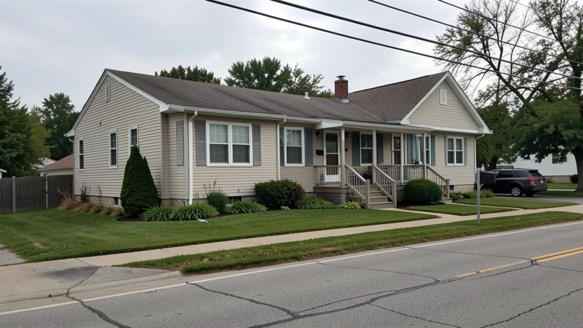 older small rental duplex or compact multifamily property in Marshalltown Iowa
