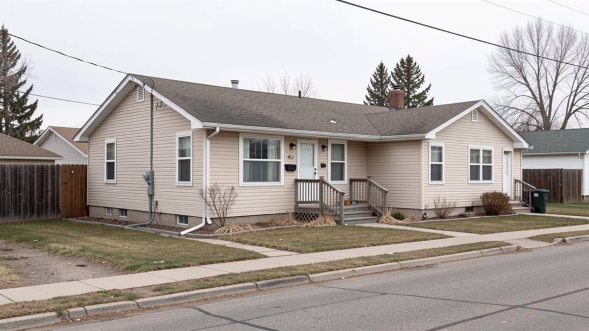 older small rental or duplex property in Minot North Dakota