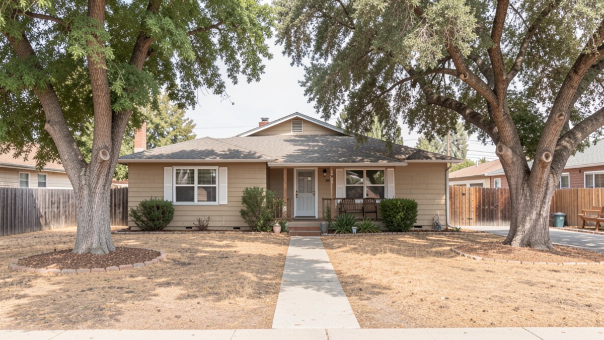 Representative older Modesto California residential home