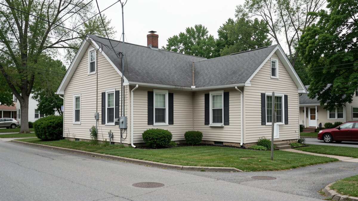 older small rental duplex or compact multifamily property in Seneca Falls New York