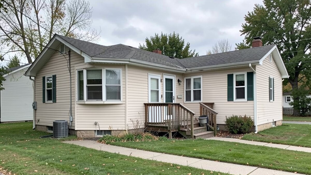 older small rental duplex or compact multifamily property in Willmar Minnesota