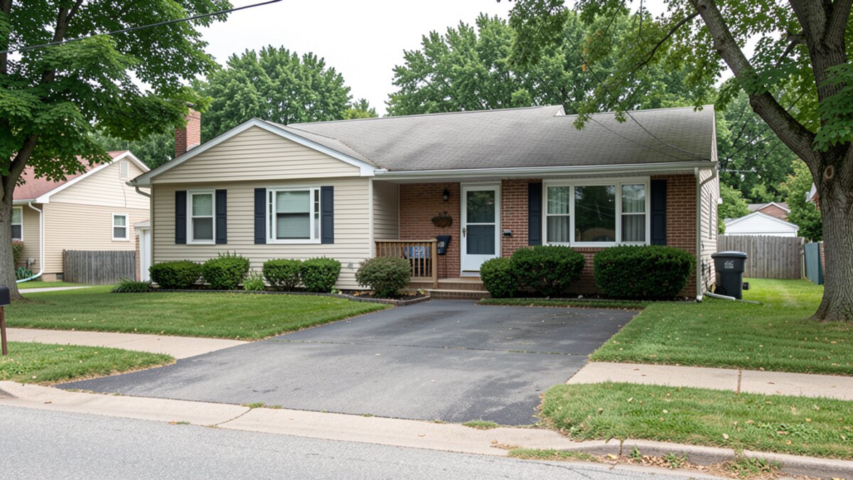 Representative older Zanesville Ohio residential home